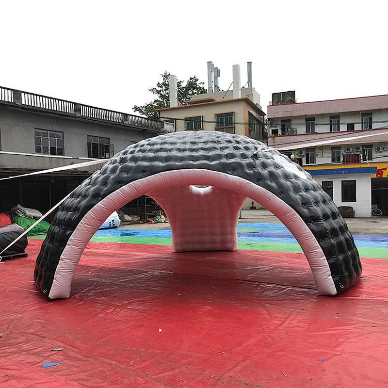Eco-friendly PVC Tarpaulin Large Spider Dome Tent Inflatable Tent For Advertising