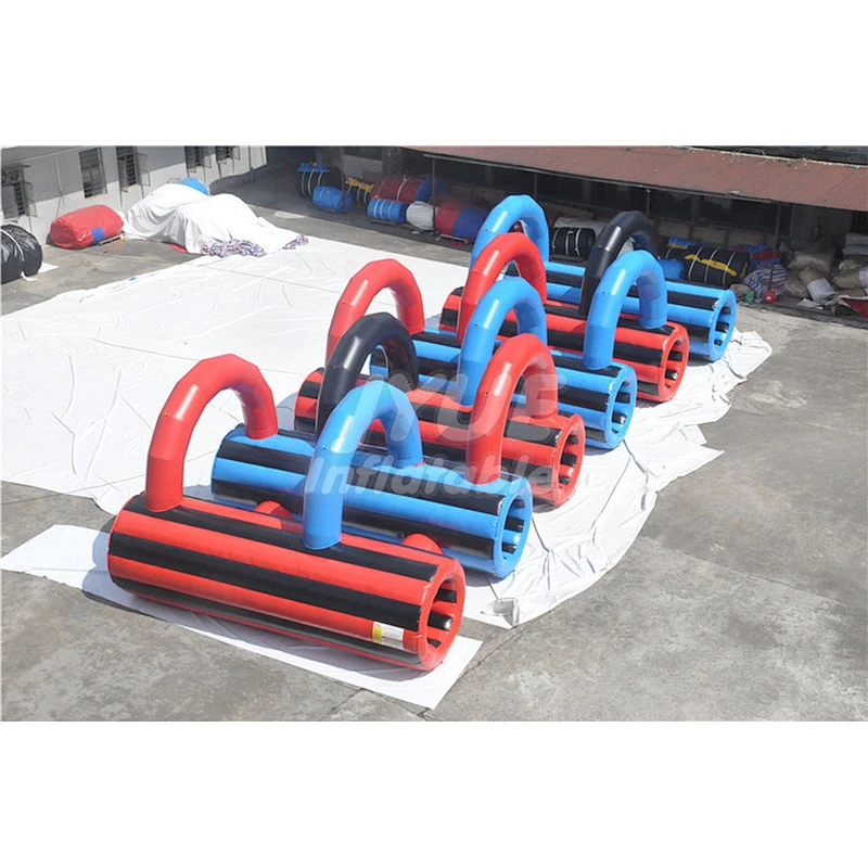 Outdoor Event Bouncy House 5K Obstacle Course Races Event 5K Races With Obstacles