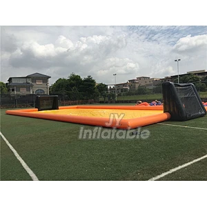 Portable IndoorUsed Football Field Equipment Sport Court Arena Inflatable Water Soap Football Field