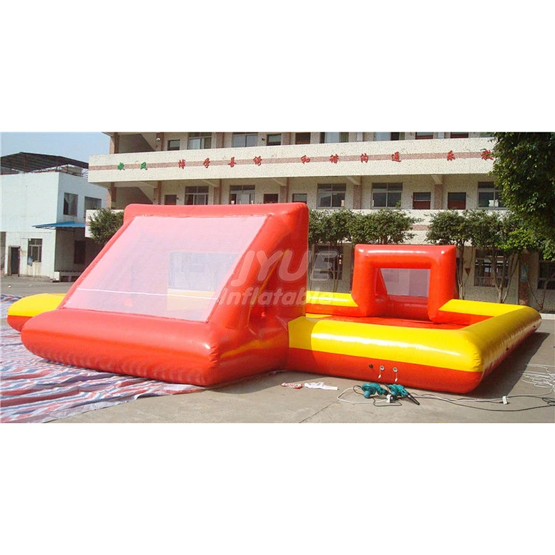 New Design Customized Outdoor Football Pitch 0.55mm PVC Top Material Inflatable Football Game