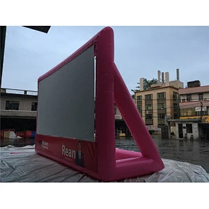 Blow Up Outdoor Movie Screen Inflatable Mega Movie Screen With Projector Rental