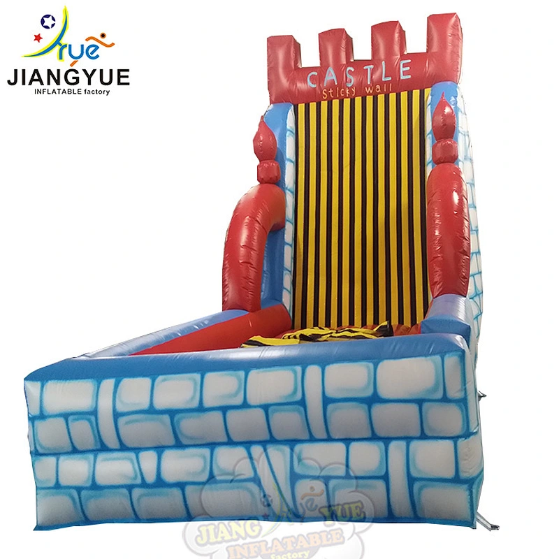 8m Popular Giant Air Rock Mountain Funny Game Commercial Inflatable Sticky Wall For Sale