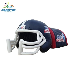 Popular Customized Giant Entrance Inflatable Dinosaur Football Tunnel For Sale