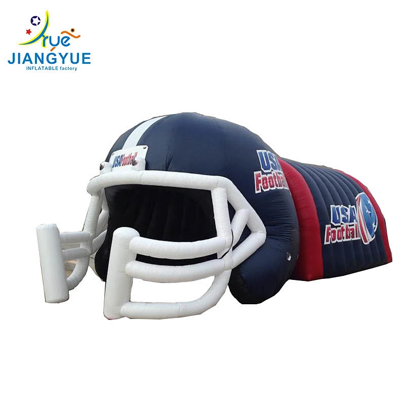 Popular Customized Giant Entrance Inflatable Dinosaur Football Tunnel For Sale