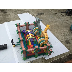 Indoor Cool Adventure Children Playground PVC Bounce Inflatable Playground Price