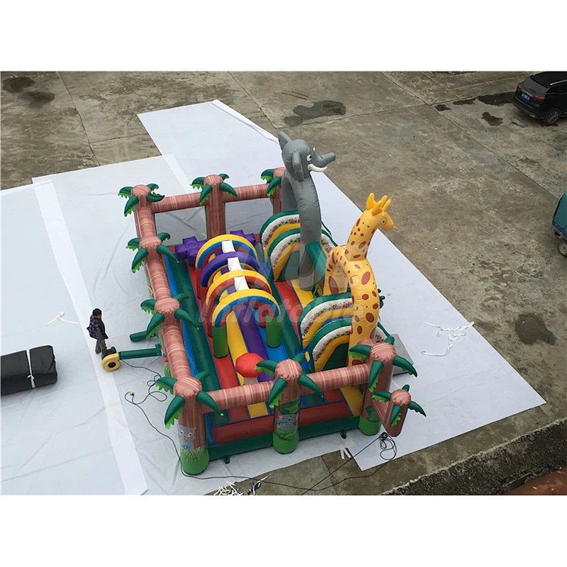 Indoor Cool Adventure Children Playground PVC Bounce Inflatable Playground Price