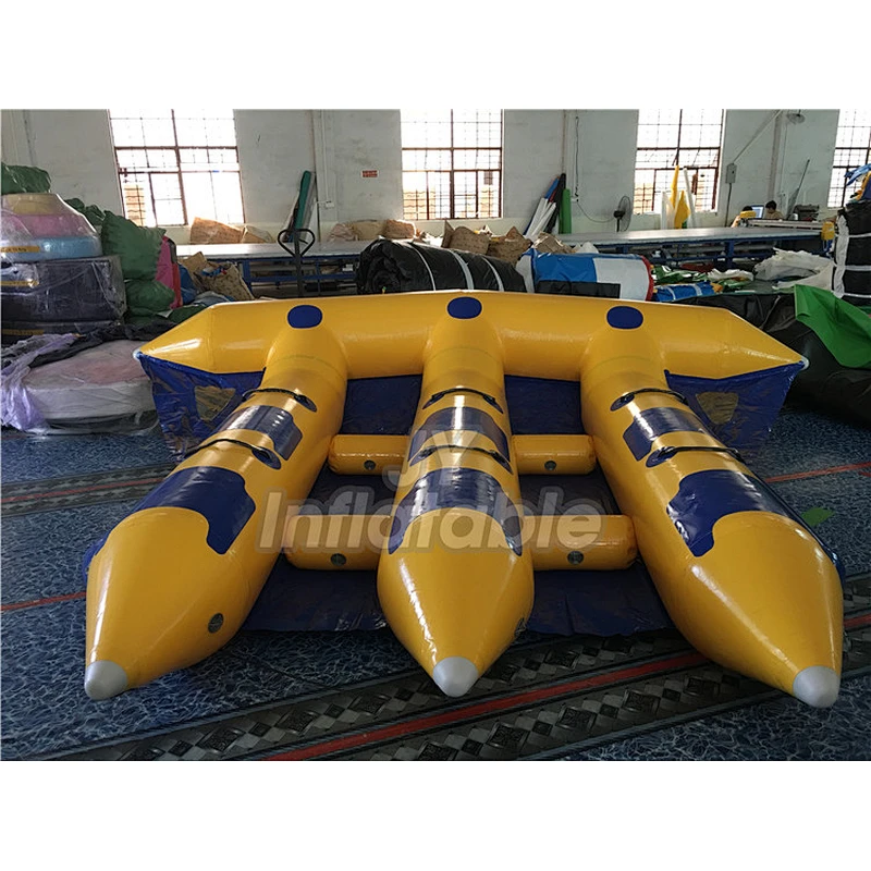 PVC Tarpaulin Inflatable Flying Fish Toys For Jet Ski Water Game Sport Toys