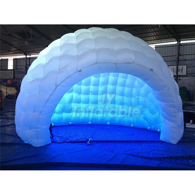 High Quality Best Igloo Dome Camping Party Tent With LED Inflatable Light Tent