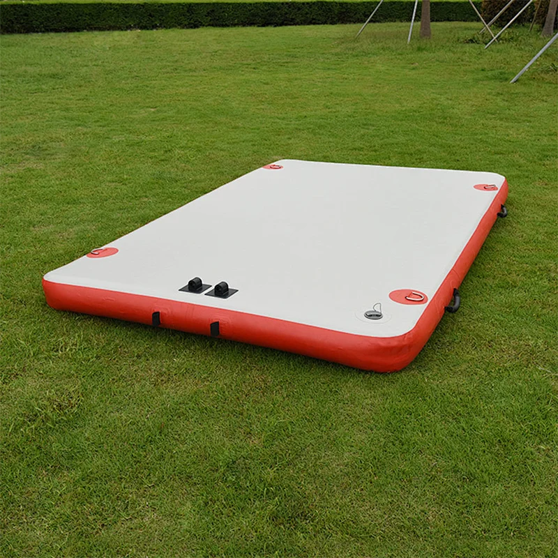 CE Certificate Funny Water Sports Family Water Floats Island Inflatable Yoga Dock With Factory Price