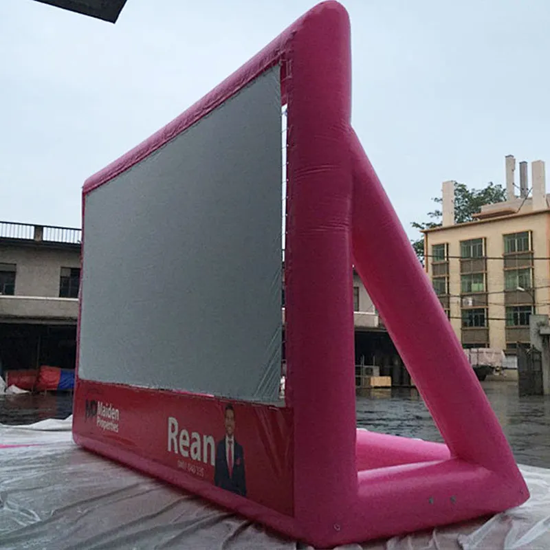 Outdoor Advertising Commercial Large Movie Screen Inflatable Big Projector Screen For Sale