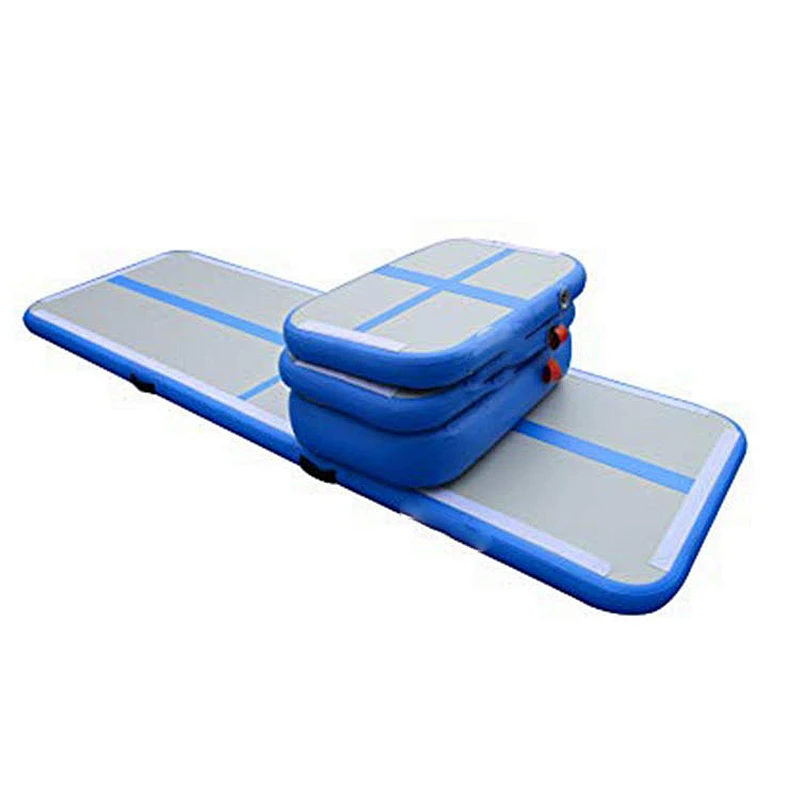 AirTrack Aqua Mint Green Whole Set Air Board Block Roll Inflatable Gymnastics Tumbling Training Air Track Home Edition Set