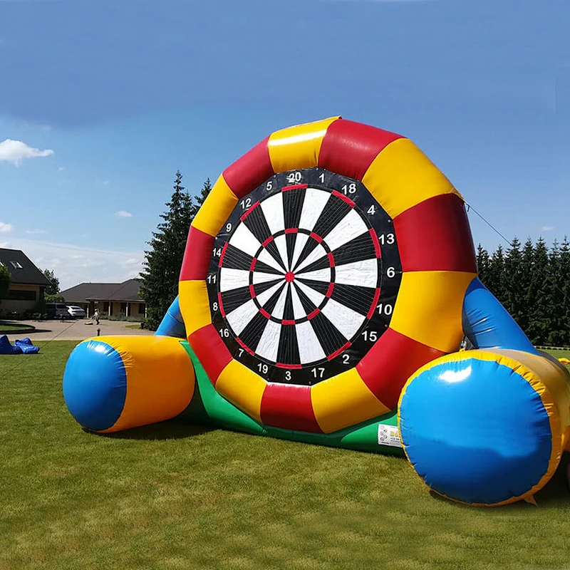 China Good Factory Price Inflatable Dartboard with Sticky Ball , Soccer Inflatable Foot Darts Price