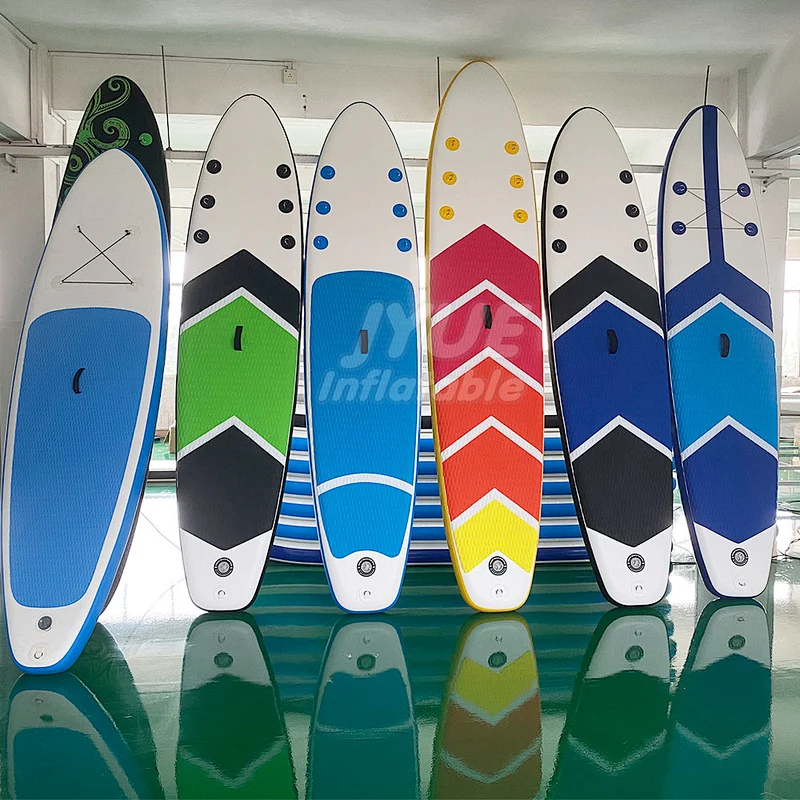 All Level ISUP Multi Purpose Hard Racing Inflatable Stand Up Paddleboard Black White
