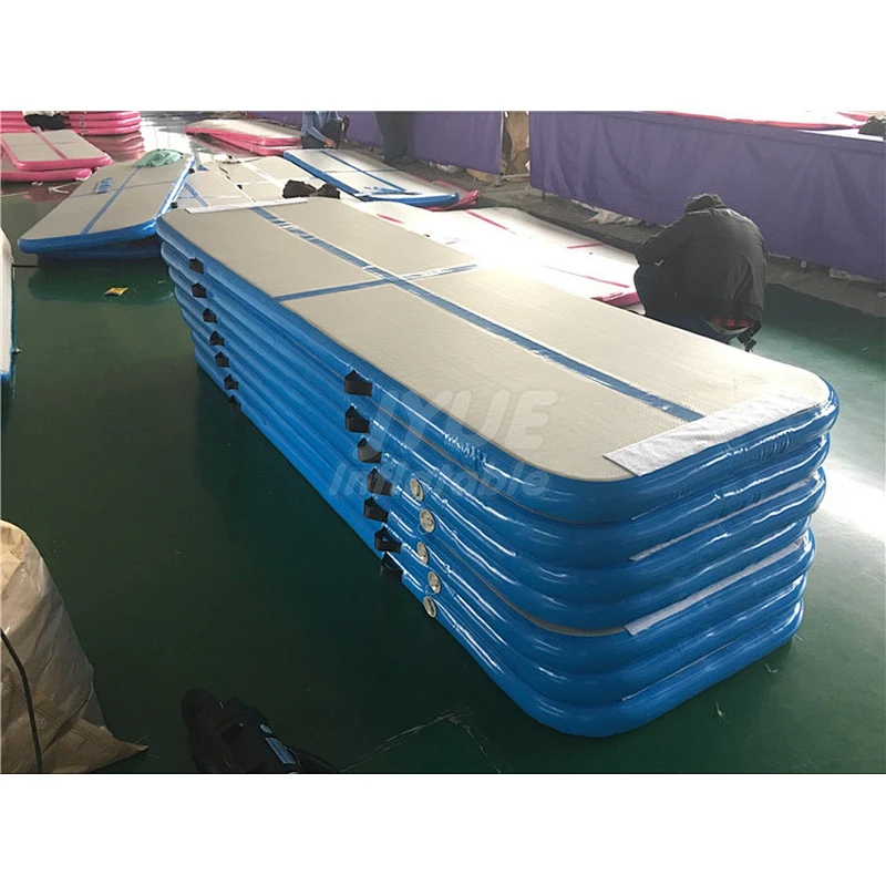 Hot Selling Cheap Air Floor Gymnastics Airtrack Mat Custom Size Tumble Mat Price Inflatable Air Track for Gym
