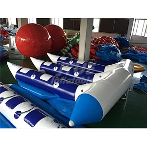 Exciting Model Towable Inflatable Flying Fish Tube Boat For Water amusement