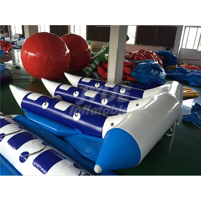 Exciting Model Towable Inflatable Flying Fish Tube Boat For Water amusement