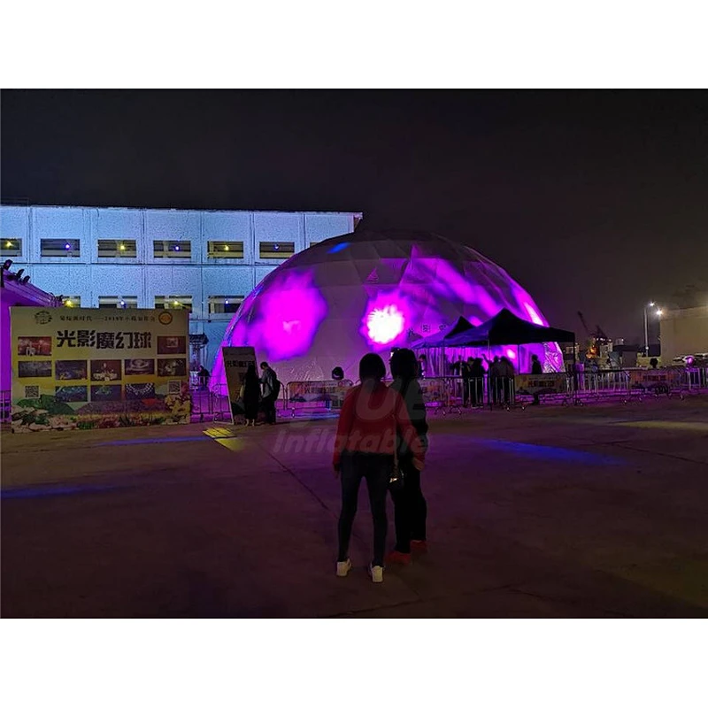 Sport Stadium Or Events Led Light Inflatable Party Dome Tent for Advertising