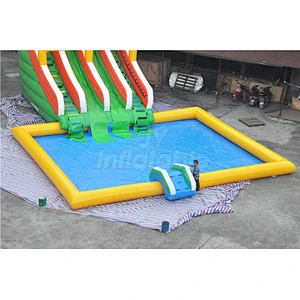 Blow Up Water Pool Slide Kids Inflatable Mini Water Park For Summer