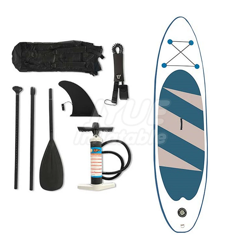 Dual Chamber Stand Up Inflatable Paddle Board With Travel Bag And Seat