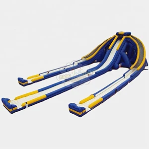 Large Trippo Inflatable Water Slide Adult for Sale Big Inflatable Stair Slide with Pool