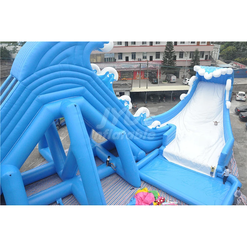 Heavy Duty Inflatable Water Slides ,  Banzai Adult Size Inflatable Screamer Water Slide Pool