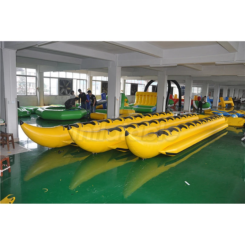 Commercial Double Tubes Inflatable Boat Air Sealed Inflatable Water Banana Boat For 10 Passengers