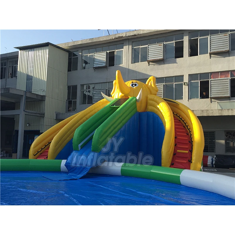 Good Price Pool Blow Up Water Slide Inflatable Water Park Games