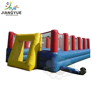 Guangzhou Factory Price Giant Inflatable Soapy Football Stadium Play Football Game From China Supplier