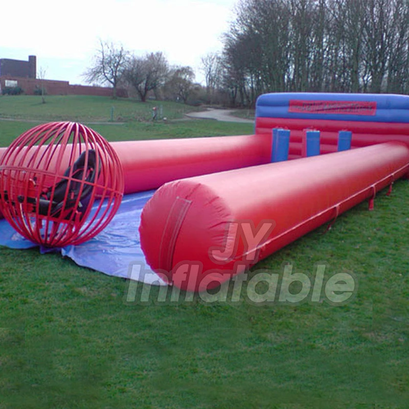 Outdoor Sport Game Inflatable 10 Pin Bowling Lane Game Alley,Inflatable Bowling Shooting Sports For Sale
