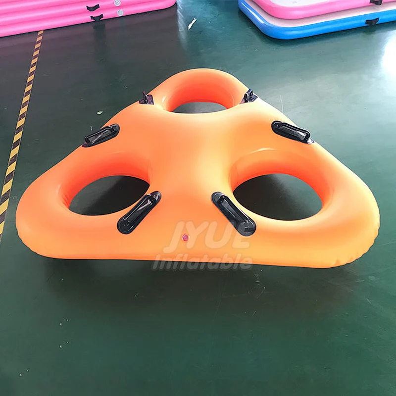 Cheap Fiberglass Water Park Triplet Tube Three Person Water Park Tube For Sale