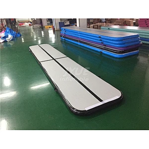 20' Feet Inflatable Airtrick Mats Air Track 6m Floor Mats With Electric Air Pump For Home Use/Training/Cheerleading/Beach