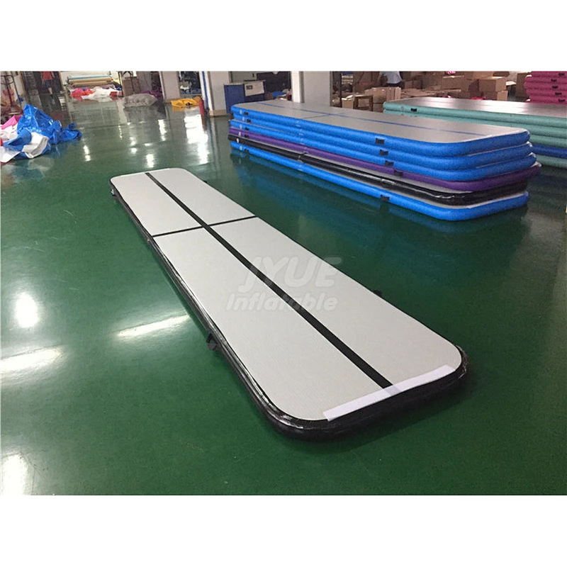 20' Feet Inflatable Airtrick Mats Air Track 6m Floor Mats With Electric Air Pump For Home Use/Training/Cheerleading/Beach