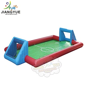 Guangzhou Factory Price Giant Inflatable Soapy Football Stadium Play Football Game From China Supplier
