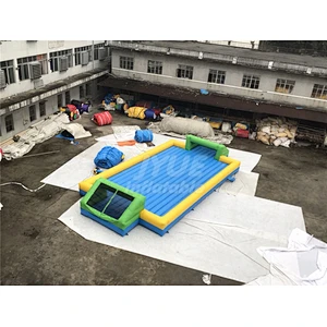 Outdoor Playground Soccer Court Inflatable Football Pitch Soccer Field For Sale