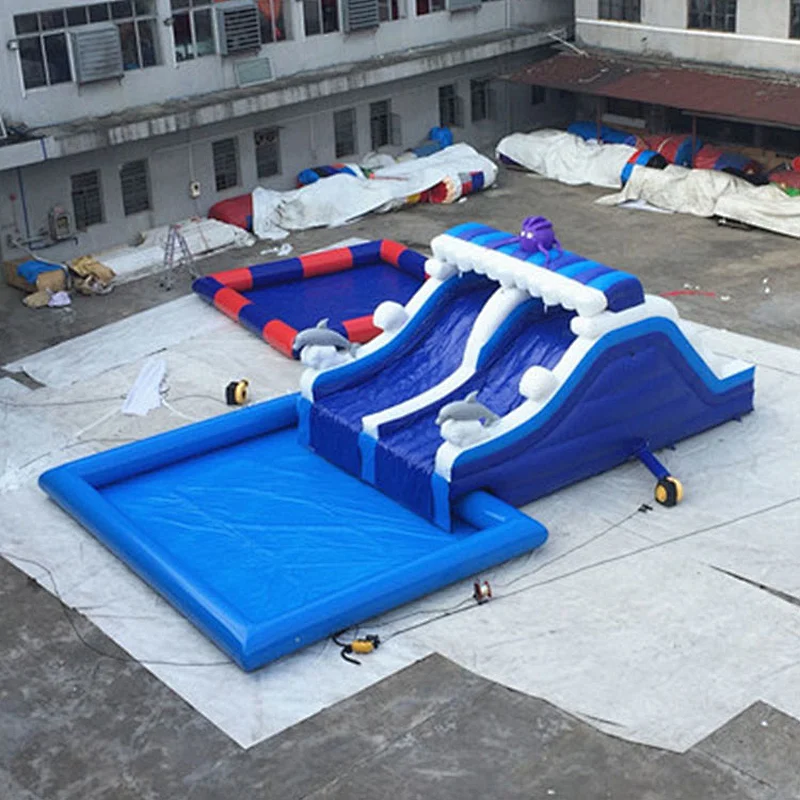 Octopus PVC Backyard Commercial Indoor Small Inflatable Water Park