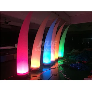 Advertising Outdoor Oxford LED Wedding Decoration Inflatable Pillars Column Air Cone
