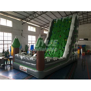 Indoor Kids Game Used Inflatable Rock Climbing Wall For Backyard Sport Game