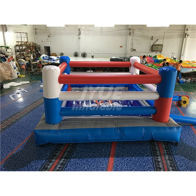 Bouncy Cheap Kids Inflatable Boxing Ring Wrestling For Sale With Gloves Boxing Sport Arena