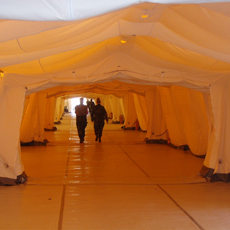 Portable White Airtight Windproof Heavy Duty Field Hospital Inflatable Camping Tent