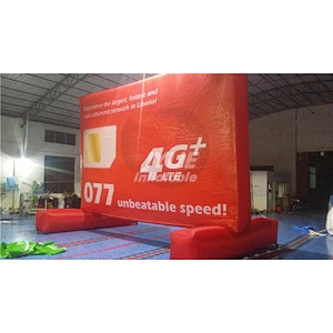 Big Outdoor Advertising Display Screen Mobile Advertising Equipment Inflatable Billboard Stand