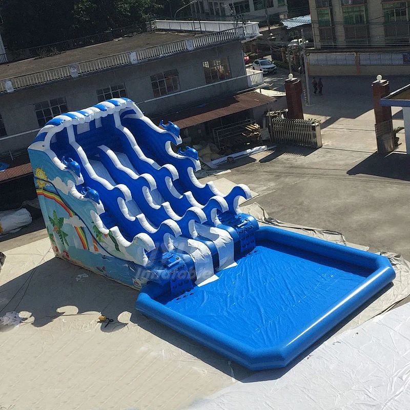 Factory Price Commercial Huge Inflatable Outdoor Land Water Park