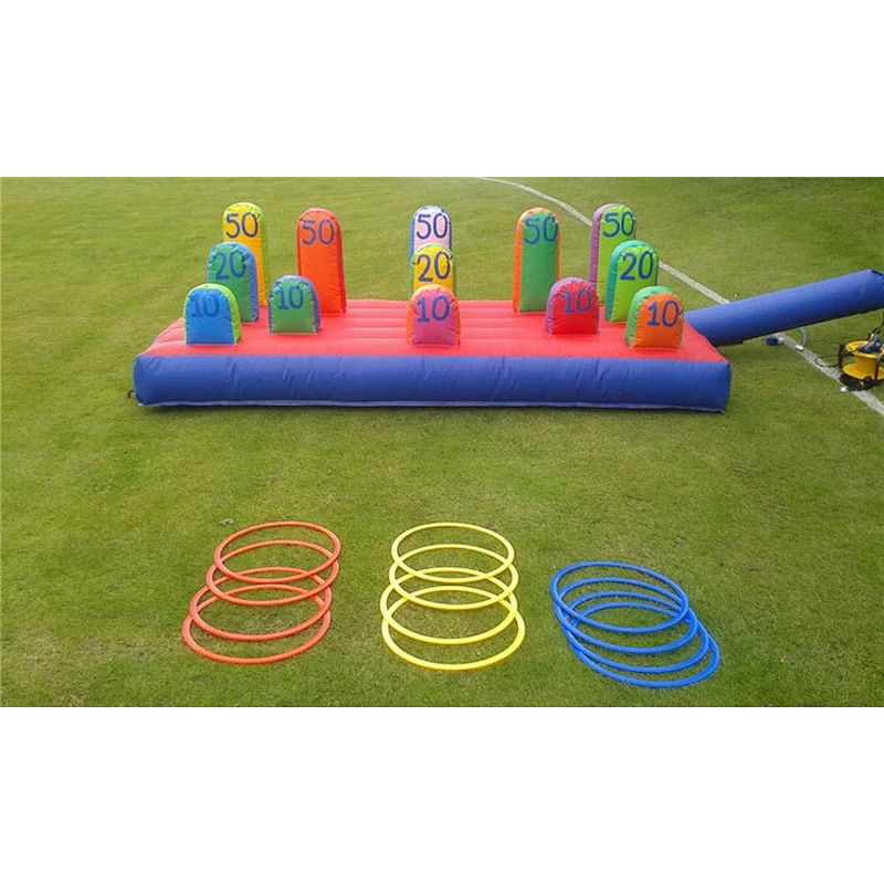 Different Themes Basketball Football Soccer Kick Inflatable Funny 4 in 1 Inflatable Sport Game For Kids And Adults