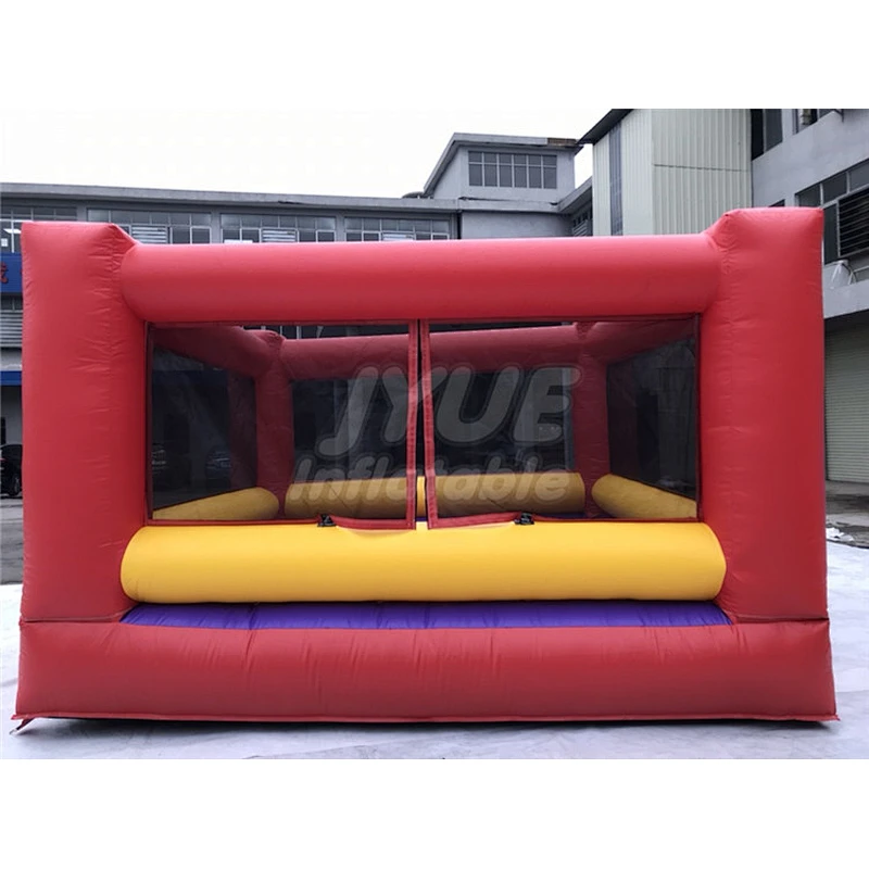 Interactive Sport Game Kids Inflatable Boxing Ring With Wrestling Mat