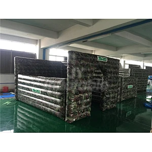 Cheap Archery Target Game Camouflage Wall Inflatable Bunkers Paintball For Team Game