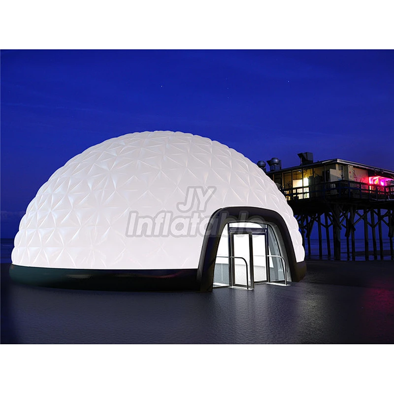 Exhibition Promotion Wedding Marquee Lighting LED Inflatable Tent For Party