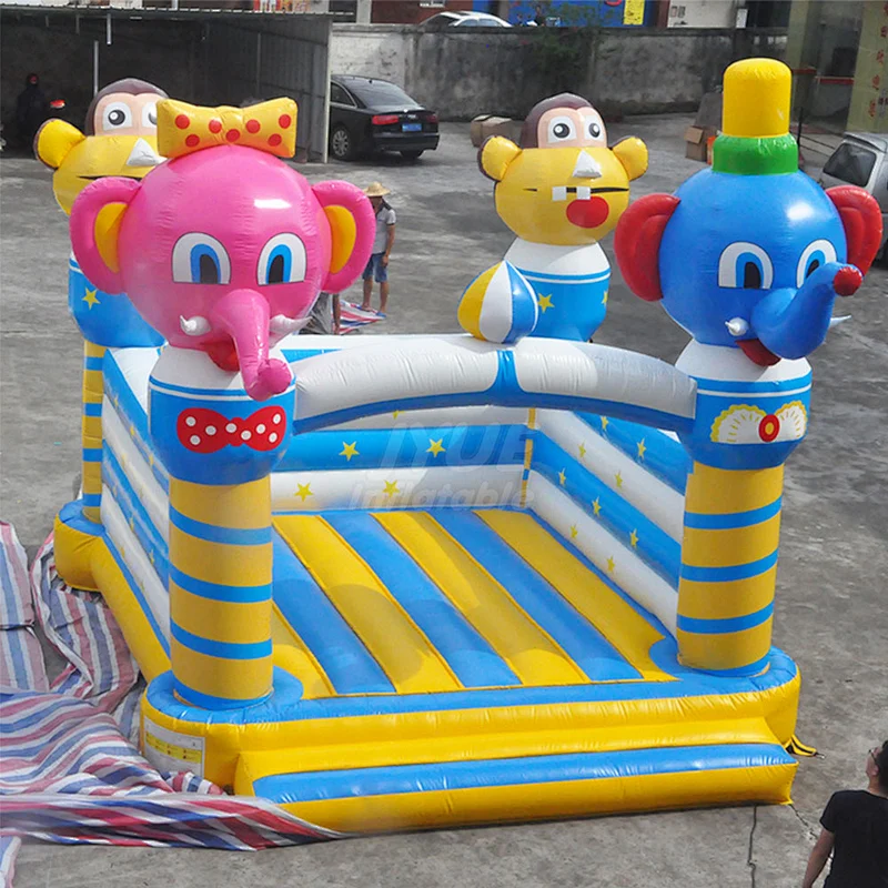 Kids Castle Commercial Juming Bouncy Castle Inflatable Animal Bounce House