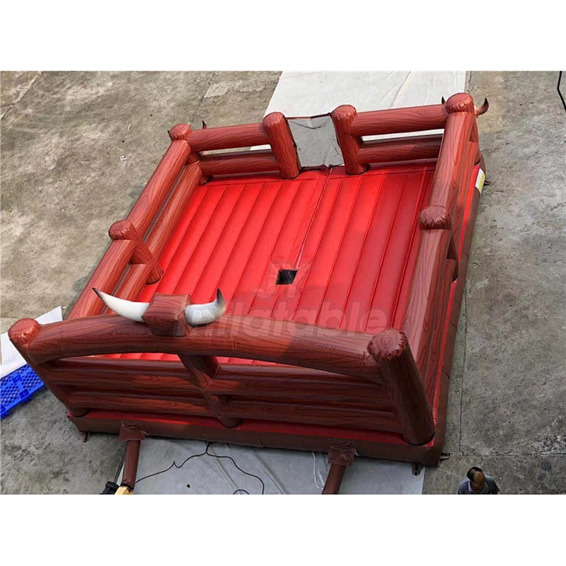 Used Electric Riding Mechanical Bull Wipeout Rodeo Bull Machine Mechanical With Arena Mattress