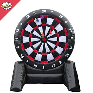 Bueno y barato PVC tablero de dardos de futbol inflable