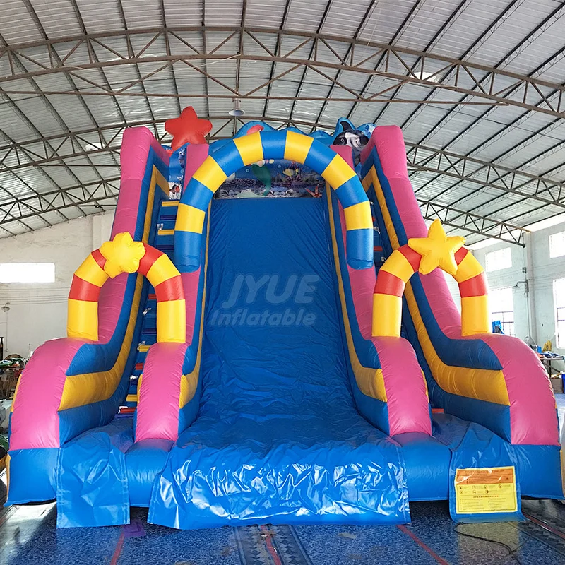 Outdoor Indoor Inflatable Dry Slide For Sale , Commercial Inflatable Small Slide