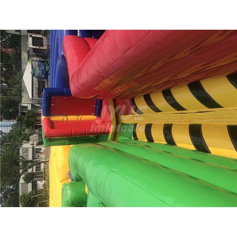 Customized Design Inflatable Dizzy Meltdown Commercial Giant Inflatable Dizzy X Obstacle Course For Adult